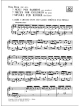 7 Pezzi Per Bambini - ROTA - Partition - Piano